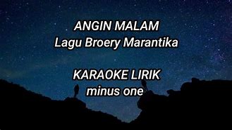 Karaoke Angin Malam Lirik